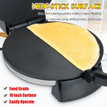 2000W Elektrinis Paratha Chapati Roti gamintojas, plok&scaron;čios duonos, picos, virtuvės, tortilijų gaminimo įrankis
