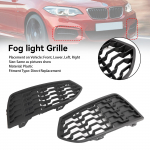 2 vnt. Priekinio buferio M rūko žibintų grotelės Tinka BMW F22 F23 2012-2017