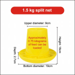 1/4/6/8/10 kg Automatinis vi&scaron;tų lesintuvas kibiras Gaidys Vi&scaron;ta Lesinimo įrenginys, Ūkio gyvūnai Pauk&scaron;tiena Putpelės Balandžiai Lesinimo reikmenys 1 vnt.