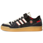 Midwest Kids x adidas Forum Low Juodi su gumos padu Unisex sportbačiai Core-Black Cloud-White GW0035 35⅔