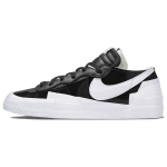 sacai x Nike Blazer Low Juodi Lakuoti Unisex Sportbačiai Balti DM6443-001 36