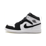 Air Jordan 1 Mid SE PS Diamond Vaikams Sportbačiai Balti Daugiaspalviai Juodi DN4323-100 35