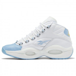 Reebok vyri&scaron;ki Question Mid On to the Next unisex sportbačiai baltos spalvos Cloud-White Fluid-Blue GW8854 40.5