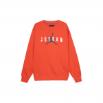 Jordan Logotipas Print Crew Neck Sweatshirt Vyri&scaron;ki vir&scaron;utiniai drabužiai Raudona FD9938-671 XL