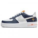 Nike Air Force 1 Low GS UV Reaktyvūs Vaikų Sportbačiai Mėlyni Vidurnakčio-Tamsiai Mėlyni Balti FN7239-410 35.5