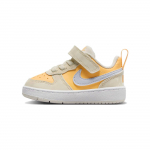 Nike Court Borough Low Recraft TD &Scaron;viesiai dramblio kaulo su meliono atspalviu Kūdikio sportbačiai Kremas Baltas Futbolo Pilkas DV5458-107 22