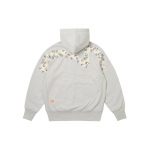 Palace X Evisu SS24 Užtrauktuku Spausdintas Logotipas Ilgomis Rankovėmis Džemperis Unisex Džemperis Pilkas 2ESPAM4SW1150OSFLGRYH L