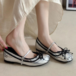 Madingi moteri&scaron;ki Mary Jane bateliai su kaspinėliu, sekli, jauki sportinė avalynė, madingi moteri&scaron;ki sandalai 2025, visi&scaron;kai nauji dizainerio suknelės Zapatillas De Mujer 35