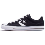 Converse Star Player 76 Minimalistiniai universalūs žemakulniai drobės sportbačiai Unisex Juodi 161595C 36.5