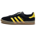 Adidas Originals Gazelle Indoor žemi sportbačiai Vyri&scaron;ki sportbačiai Juodi Geltoni F35169 42