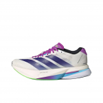 Adidas Adizero Boston 13 Madingi Patogūs Neslystantys Patvarūs Kvėpuojantys Palaikantys At&scaron;okantys Bėgimo Bateliai Moteri&scaron;ki Kedai Balti Violetiniai JS4953 36