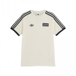 Adidas Originals X Oasis Bendradarbiavimo 3 juostelių SS25 Slim Fit Patogūs Sportiniai Trumpomis Rankovėmis Mar&scaron;kinėliai Unisex Vir&scaron;utiniai Drabužiai KT-3446 M