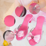 Jelly Sandals Kids Heels Cosplay Collector,Pretend Play,Fashion,Dress up Princess Shoe Slip on