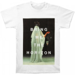 Vyri&scaron;ki Bring Me The Horizon mar&scaron;kinėliai su gobtuvu, balti L