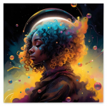 Obraz na pł&oacute;tnie abstrakcja fantazja 50x50 cm