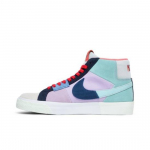 Nike Zoom Blazer Mid Premium SB 'Mosaic Pack - Multi' DA8854-500 Vyri&scaron;ki batai EU 36 &scaron;viesi violetinė/mėlyna