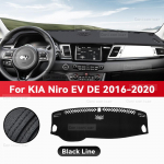 For KIA NIRO EV DE 2016-2020 Automobilio prietaisų skydelio dangtelis Kilimėlis Saulės apsauga Pagalvėlė Apsauga nuo &scaron;viesos Kilimėlis prietaisų skydeliui Apsauginiai priedai Artificial Leather&Left Rudder