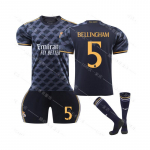 23/24 Nauji Real Madrid i&scaron;vykos futbolo treniruočių mar&scaron;kinėlių rinkiniai (Nr.5 BELLINGHAM) XXL