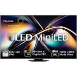TV Hisense 75U8Q 75 colių Mini-LED QLED 4K 165Hz 90W VIDAA U9
