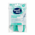 Dontodent jautrioms dantenoms dantų siūlo pagaliukai 40 vnt. pakuotė
