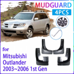 Automobilio purvasaugiai, skirti &bdquo;Mitsubishi Outlander&ldquo; 2003 2004 2005 2006 m. purvasaugiams, purvasaugiai, sparnai, purvasaugiai, automatiniai