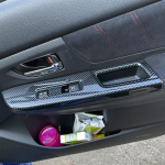 Skirta Subaru WRX STi 2014- anglies stiliaus elektrinio lango pakėlimo jungiklio mygtuko skydelio apdailos dangčio apdaila LHD