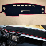 New DashMat Inner Cover sun Pad Dashboard WIth Red rim For TOYOTA RAV4 2014-2018