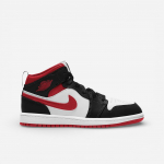 Jordan 1 Mid Raudona Juoda Balta (PS) 28 raudona