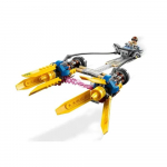 Hot Toys Anakin's Podracer rinkinys 75258 MOD Statybiniai blokeliai Filmai ir žaidimai Kosminis laivas Surinkimo plytų modelis Vaikams Gimtadienio dovanos