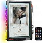 Divoom Times Frame Skaitmeninis nuotraukų rėmelis Naujovi&scaron;kas permatomas dizainas su 500 greitų 6 64GB Full HD ekranu Divoom specialus nuotraukoms ir vaizdo įra&scaron;ams Tobula dovana