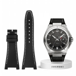 Nailono ir odos laikrodžio apyrankė IWC Engineer laikrodžiui su įpjova IW500501 IW378507 IW322703 serijai Juoda sportinio audinio laikrodžio apyrankė 28mm