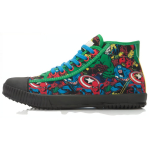 Li Ning Slip Resistant, Lightweight, And Breathable High top Skateboard Shoes Women's Black Green ALAK124-3 38 blue