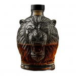 280 ml viskio dekanteris su nepralaidžiu kam&scaron;čiu, liūto dizainas, didelės talpos