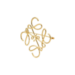 Loewe logotipo ra&scaron;to žalvarinė sagė Moteri&scaron;ki aksesuarai Auksinė 111.25.020-8130 Dust Bag or Box,Gold