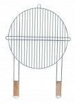 Apvalios grotelės su medinėmis rankenomis 46 cm
