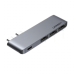 UGREEN 4-in-1 dviejų Type-C jungčių stotelė, skirta MacBook Pro/Air