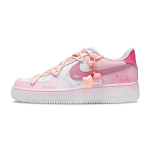Nike Air Force 1 Pink Wish Cow Leather Slip-Resistant Abrasion Resistant Low Top Skateboard Shoes Unisex Pink CW2288-111(Team726-) 40