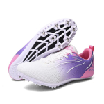 Nauji dygliuoti bėgimo bateliai vyrams Lengvi treniruočių takų ir lauko bateliai Neslystantys lengvosios atletikos sportbačiai Unisex Zapatilla Para Atletismo 35 white
