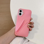 Ne&scaron;iojama lūpų blizgio dėkliukas telefonui 17 Pro Max Air 13 11 16 15 14 12 11 17promax Apsauginis lūpų dažų laikiklis Funda Dangteliai iPhone 17 rožinė