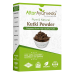 Attar Ayurveda Kutki milteliai 100 g Natūralūs žolelių milteliai sveikatai palaikyti Tradiciniai Ajurvedos &scaron;aknų milteliai kasdieniam naudojimui