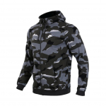 Nike Sportswear Club su užtrauktuku gobtuvas Camo Grey AQ0597-065 M