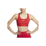 Nike Swoosh vidutinio palaikymo pamink&scaron;tintas sportinis liemenukas University Red Black DX6822-657 XS