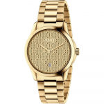 Gucci YA126461 G-Timeless Geltono aukso ciferblatas Unisex laikrodis 38mm auksas