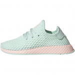 Adidas Originals Deerupt Neslystantys Atsparūs dilimui Žemi Vaikų Laisvalaikio Batai Žali Vaikams CG6851 28