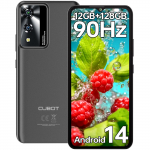 CUBOT A10 Mobilieji telefonai be SIM kortelės atrakinti - 12GB+128GB I&scaron;manusis telefonas Android 14, 6.56 HD+ Ekranas, 48MP+16MP, 5100mAh/18W, Dviguba SIM 4G/Veido ID/GPS/OTG