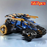 567 VNT Techninis Ninja Griaustinio Plė&scaron;ikas Mechaninis Karių Robotas Mecha Statybiniai Blokeliai Karo Ginklas MOC Modelis Žaislai Vaikams Dovana no original box