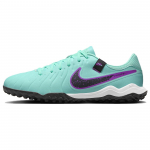 Nike Tiempo Legend 10 Suvarstomi TF Dirbtinės žolės futbolo bateliai Karvės oda Unisex Žali violetiniai DV4342-300 40.5 violetinė