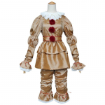 Autenti&scaron;kas Pennywise Cosplay Kostiumas Vaikams Stepheno Kingo &bdquo;Tai&ldquo; Klouno Kostiumas Helovino &Scaron;ventei 130 beige