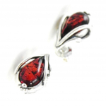 Les Tr&eacute;sors De Lily [I8966] - Boucles Argent 'Inspiration' Ambre