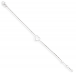 Les Tr&eacute;sors De Lily [Q2873] - Bracelet Argent 'Love' argent&eacute; - 9x8 mm sidabras